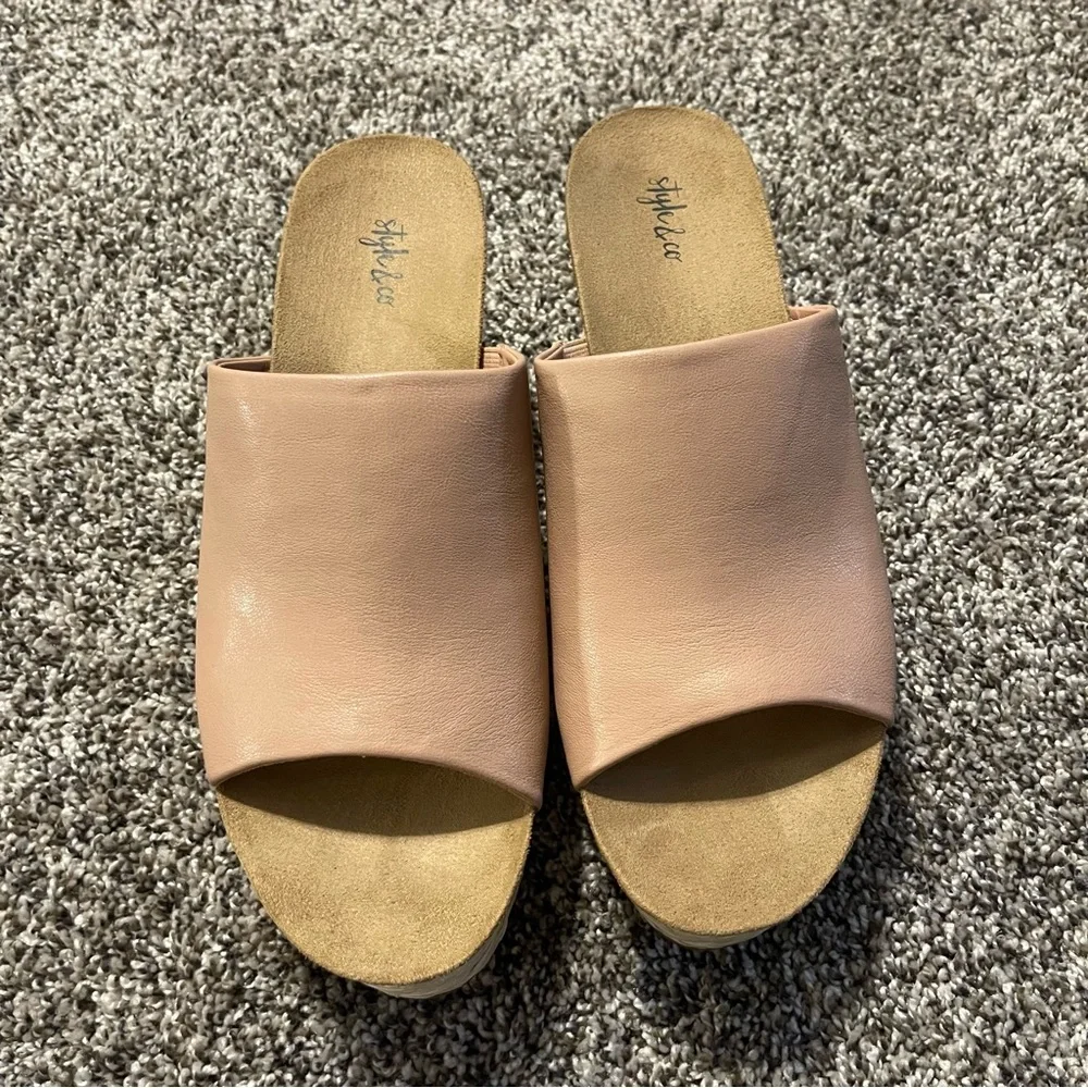 Style & Co Larissaa Slip-On Espadrille Wedge Sandals